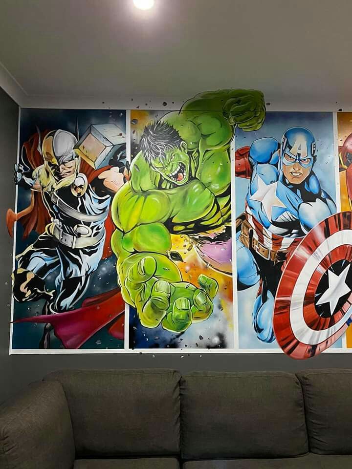 Superhero Wall Decals