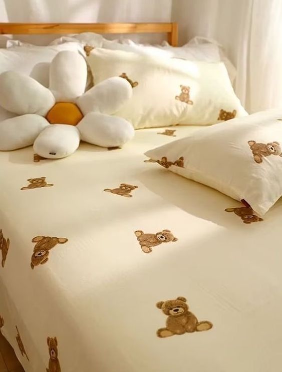 Teddy Bear Bedding Accents