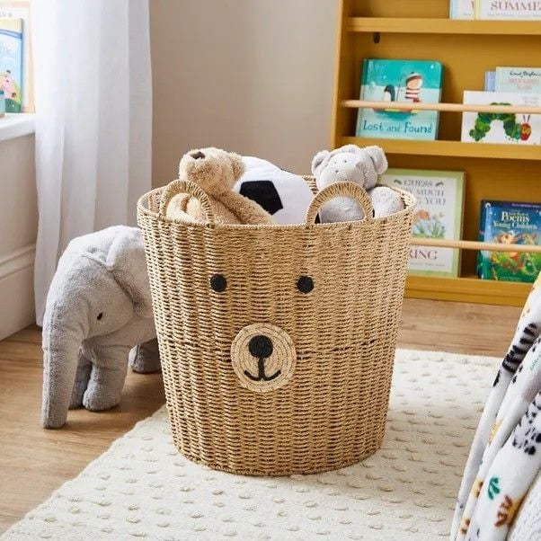 Teddy Bear Storage Baskets