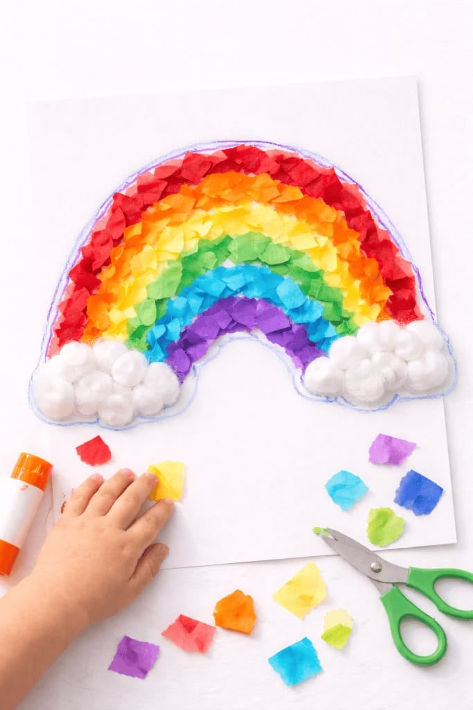 Tissue Paper Rainbow