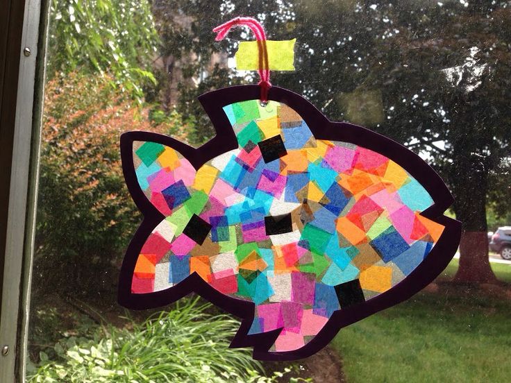  Tissue Paper Sun Catchers