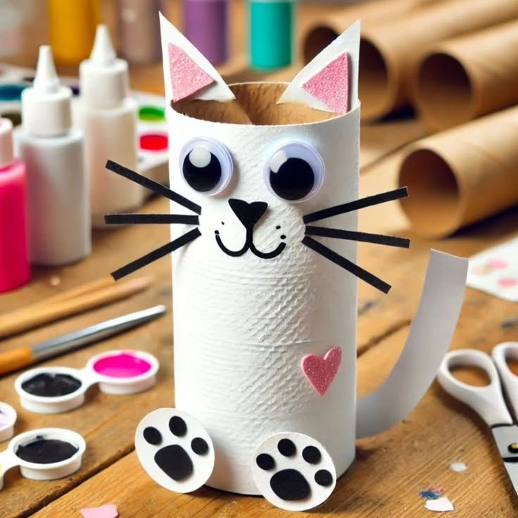 Toilet Paper Roll Dog
