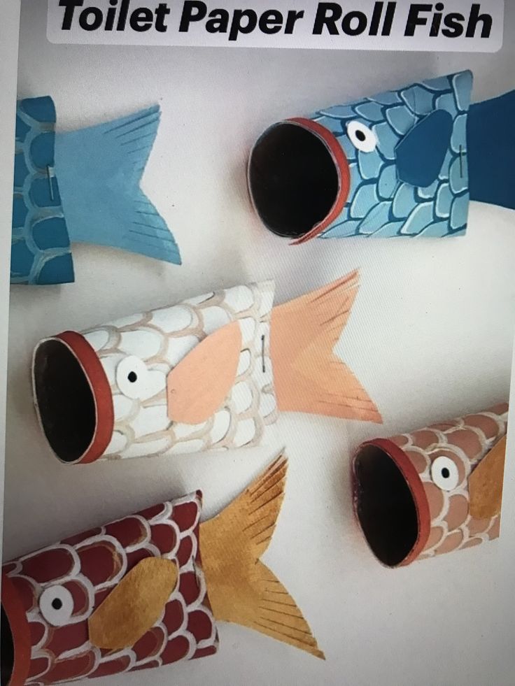 Toilet Paper Roll Fish