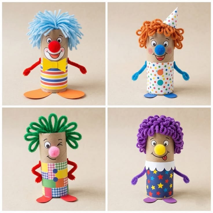 Toilet Paper Roll Masks