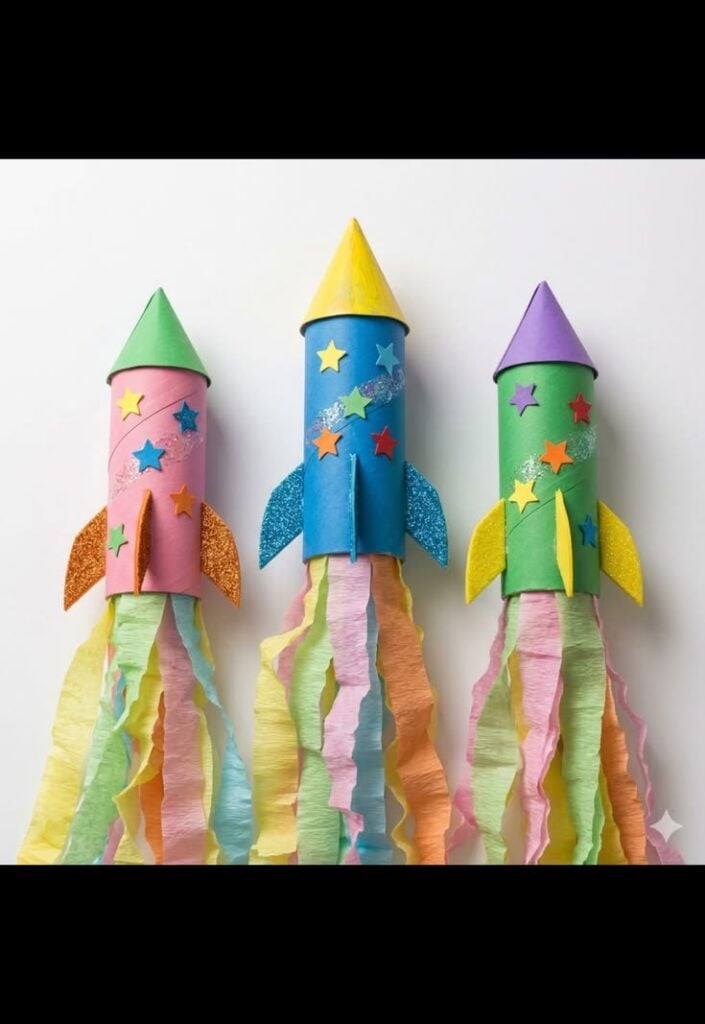 Toilet Paper Roll Rockets