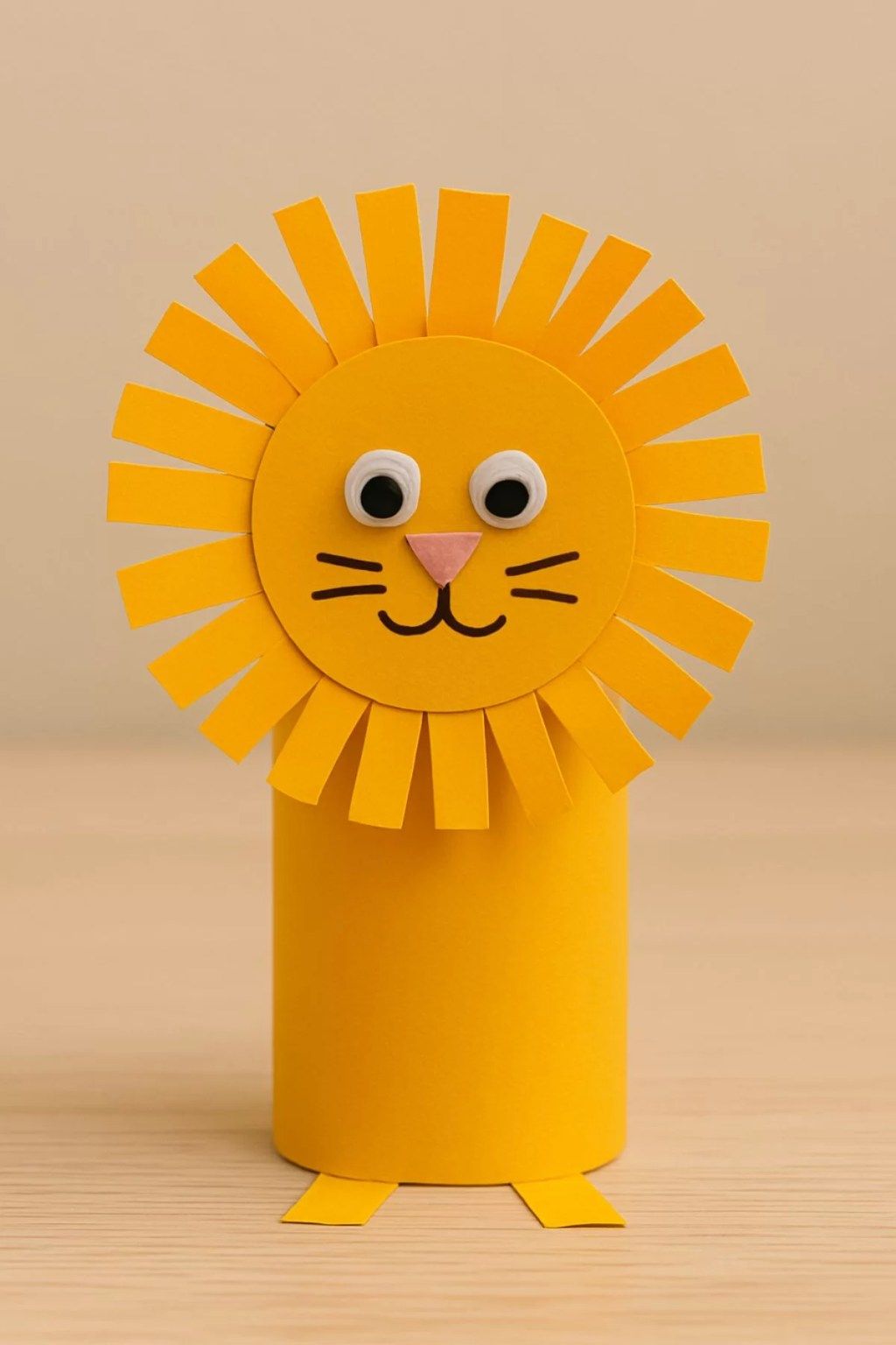 Toilet Roll Lion
