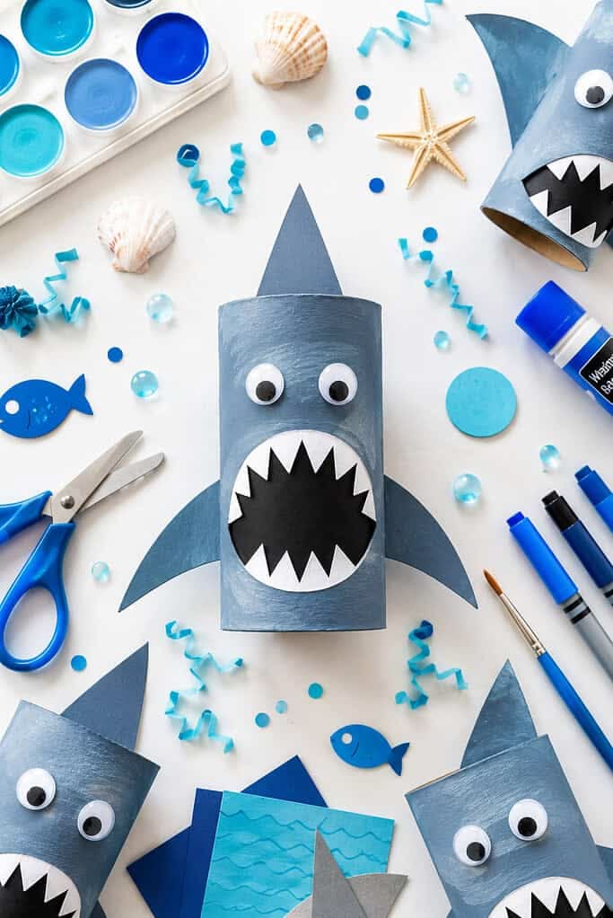 Toilet Roll Shark