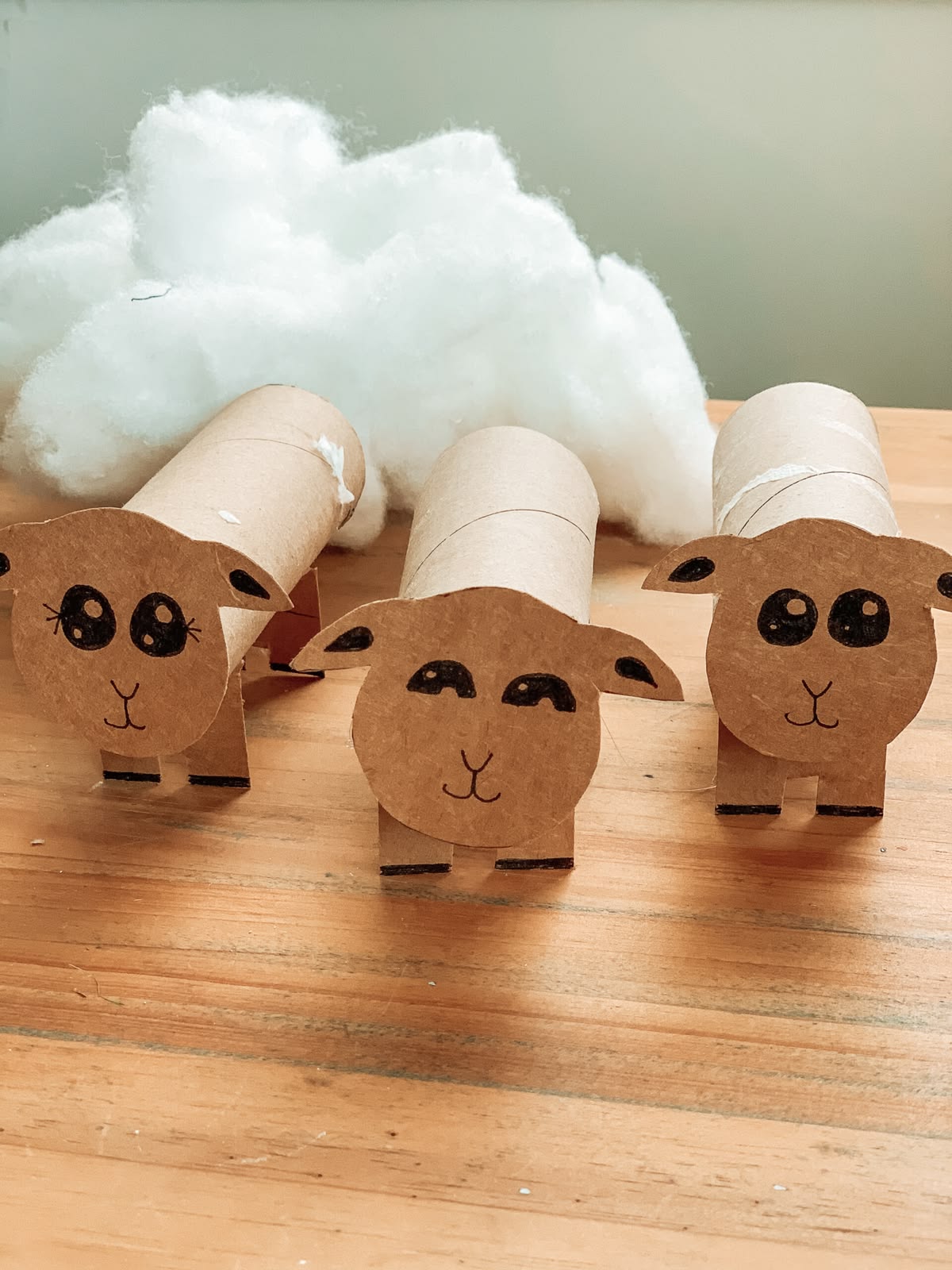 Toilet Roll Sheep