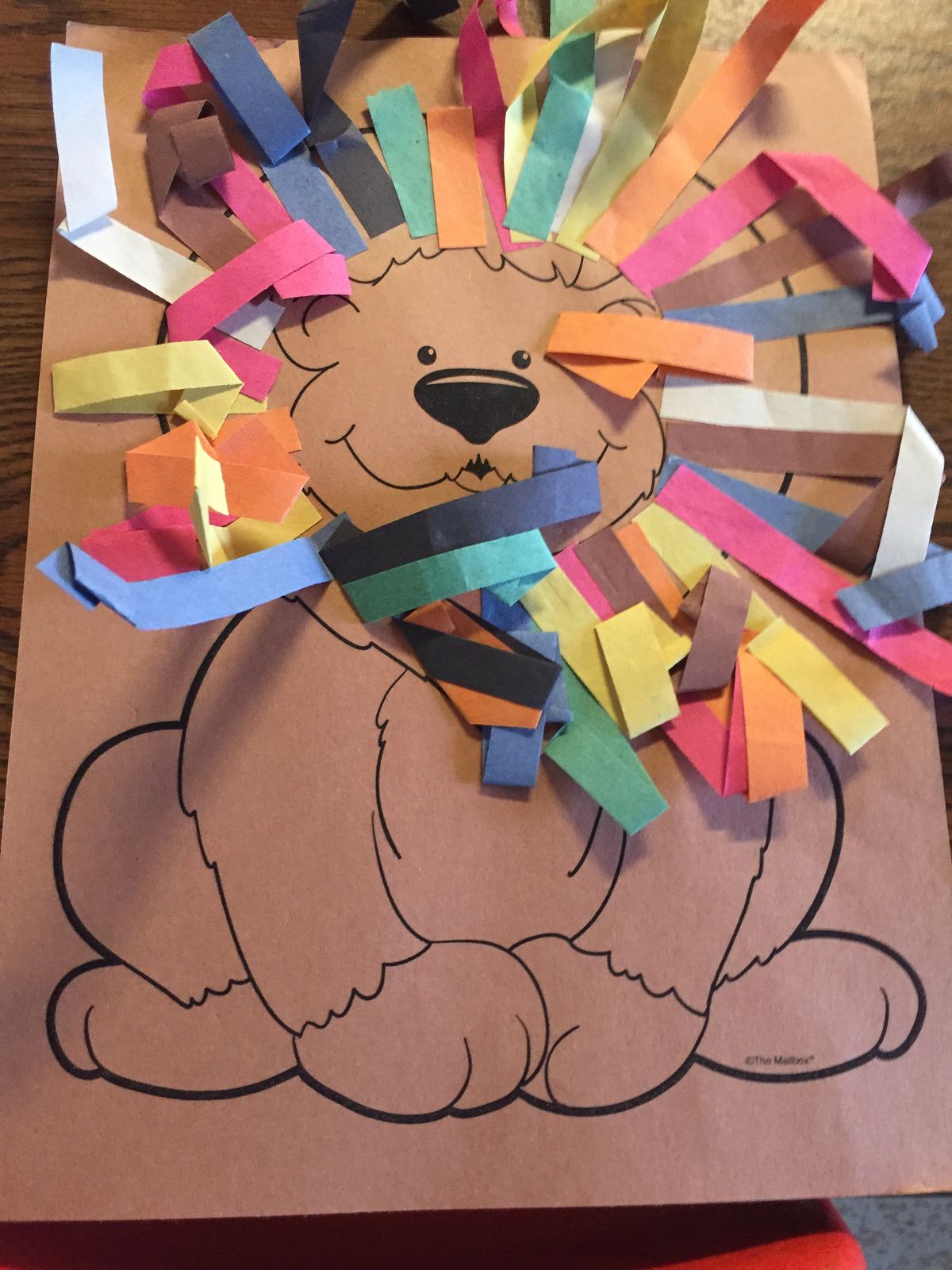 Torn Paper Lion Mane