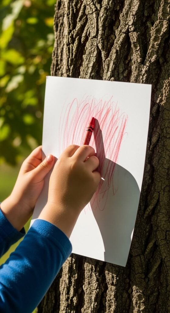  Bark Rubbing Art