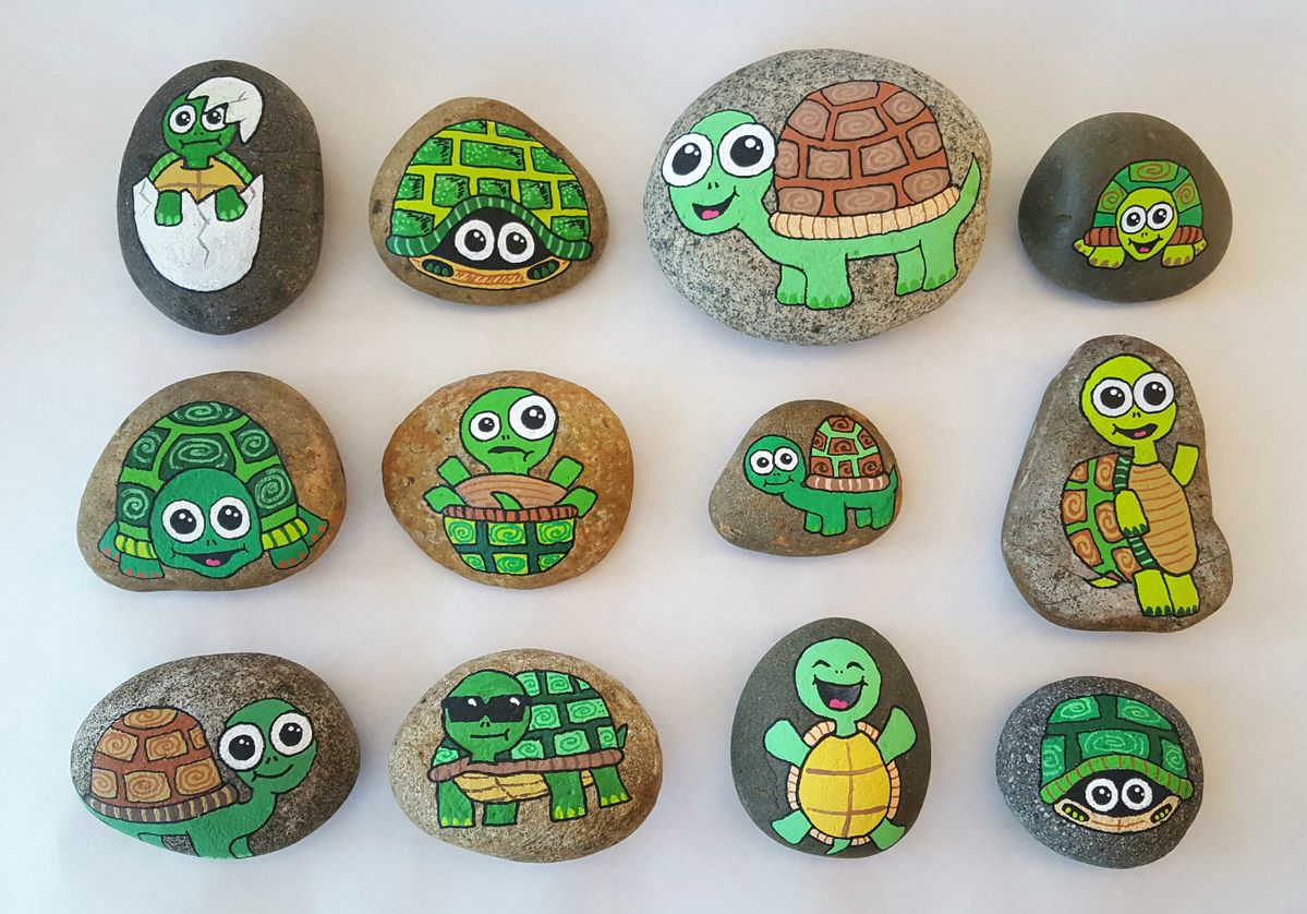 Turtle Story Stones