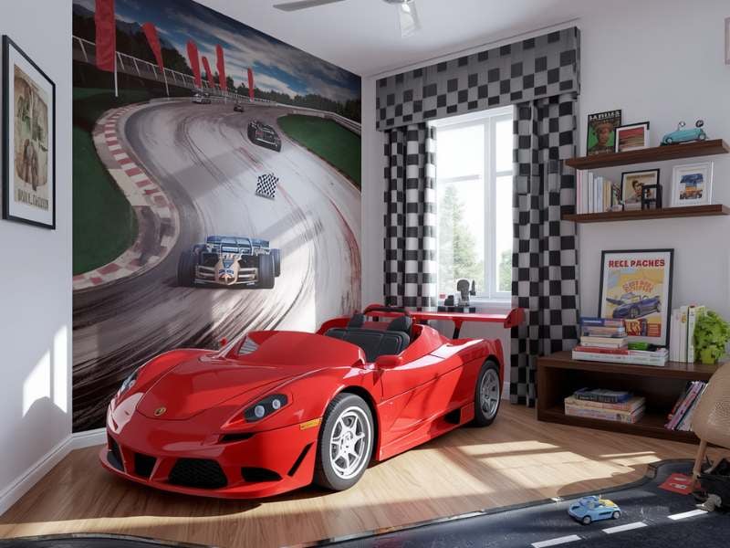 Use Checkered Flag D&eacute;cor