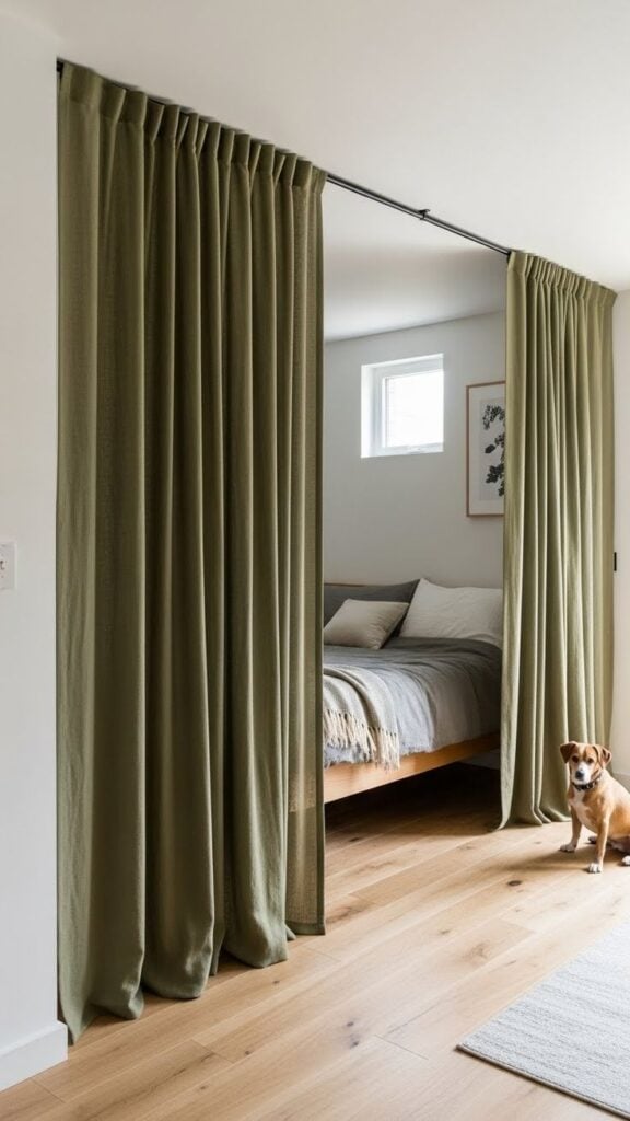 Use Curtains to Define Spaces
