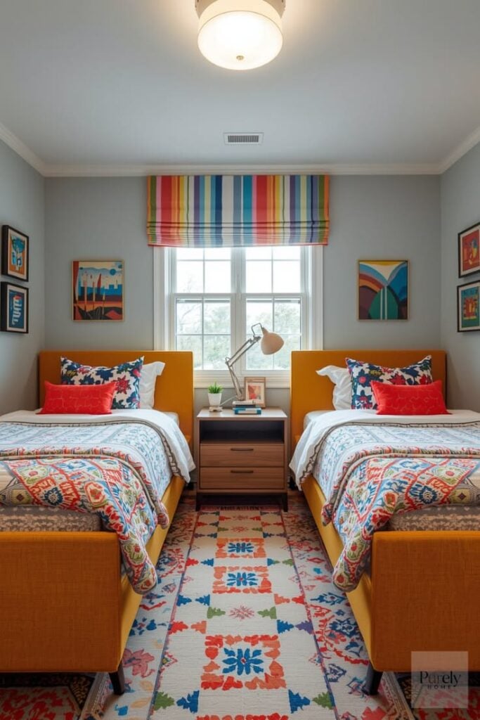 Use Matching Beds for a Balanced Look