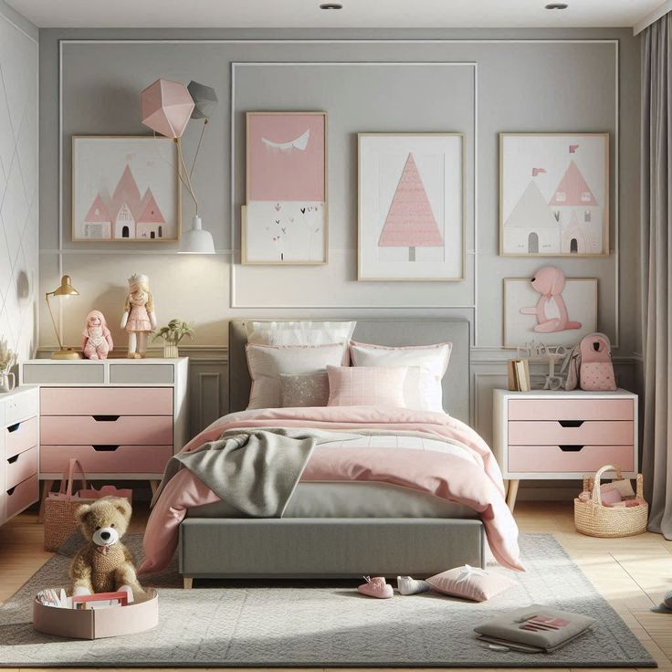  Use Pink and Gray Color Combinations