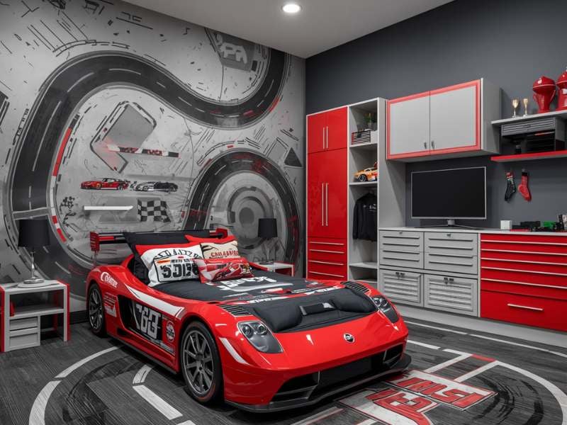 Use Red, Black, and Gray Color Schemes