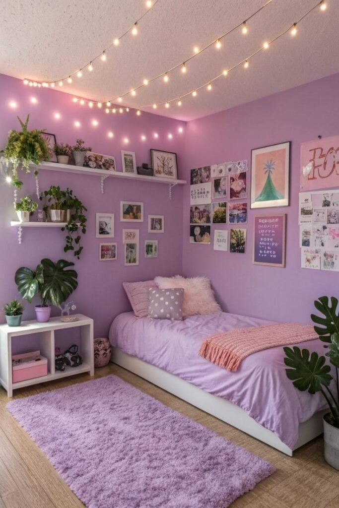 Use Soft Lavender Accents