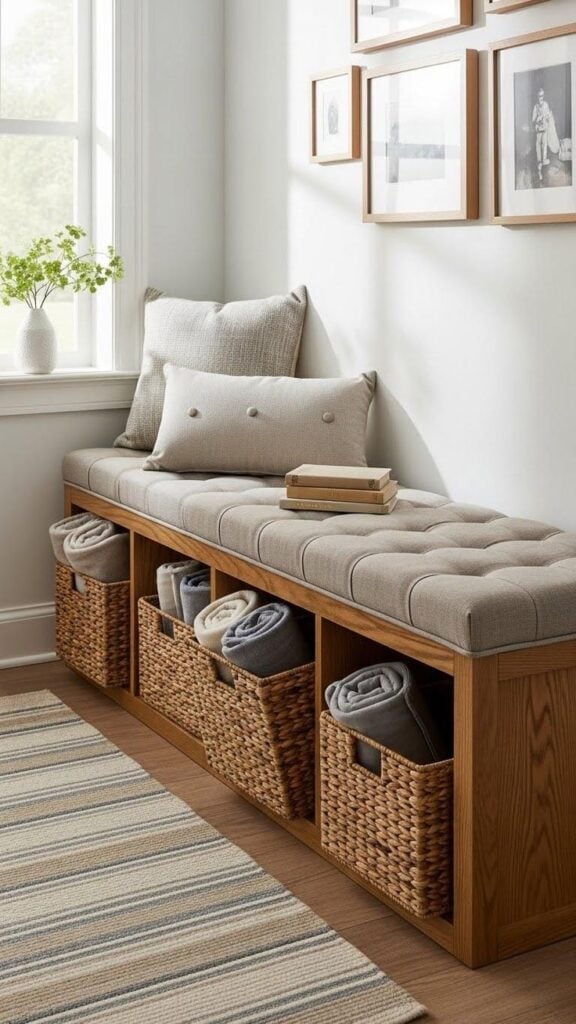 Use Storage Benches for Extra Functionality