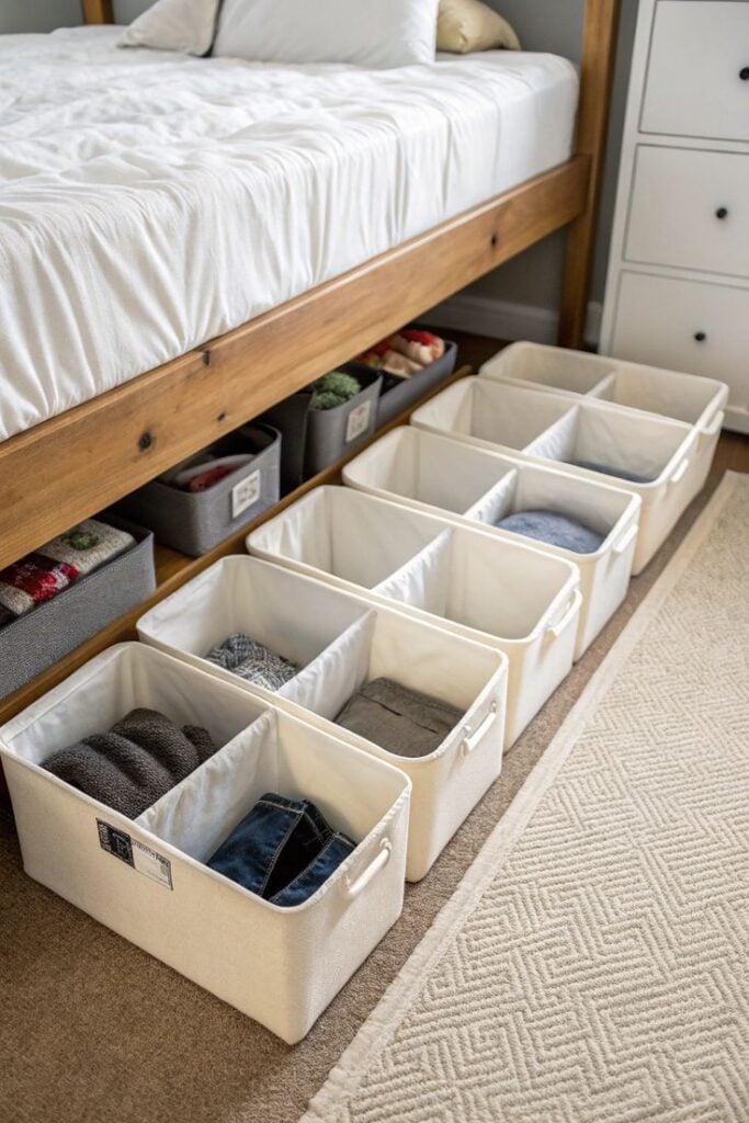 Use Under-Bed Storage