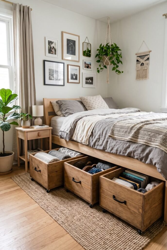 Use Under-Bed Storage