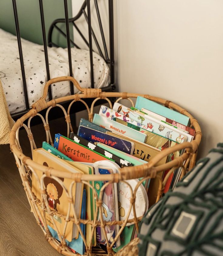 Use Woven Storage Baskets