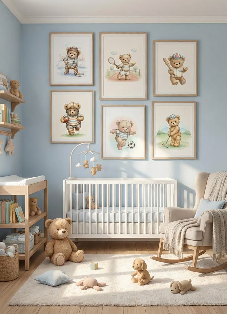 Vintage Teddy Bear Nursery