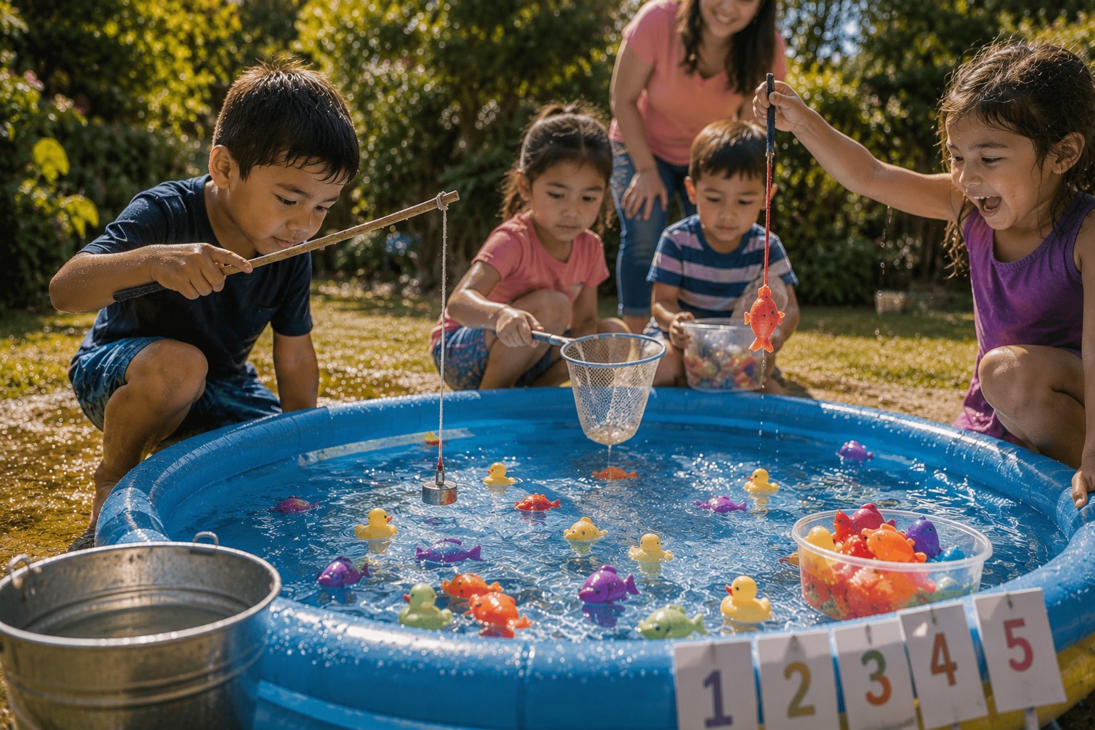 pool fishing