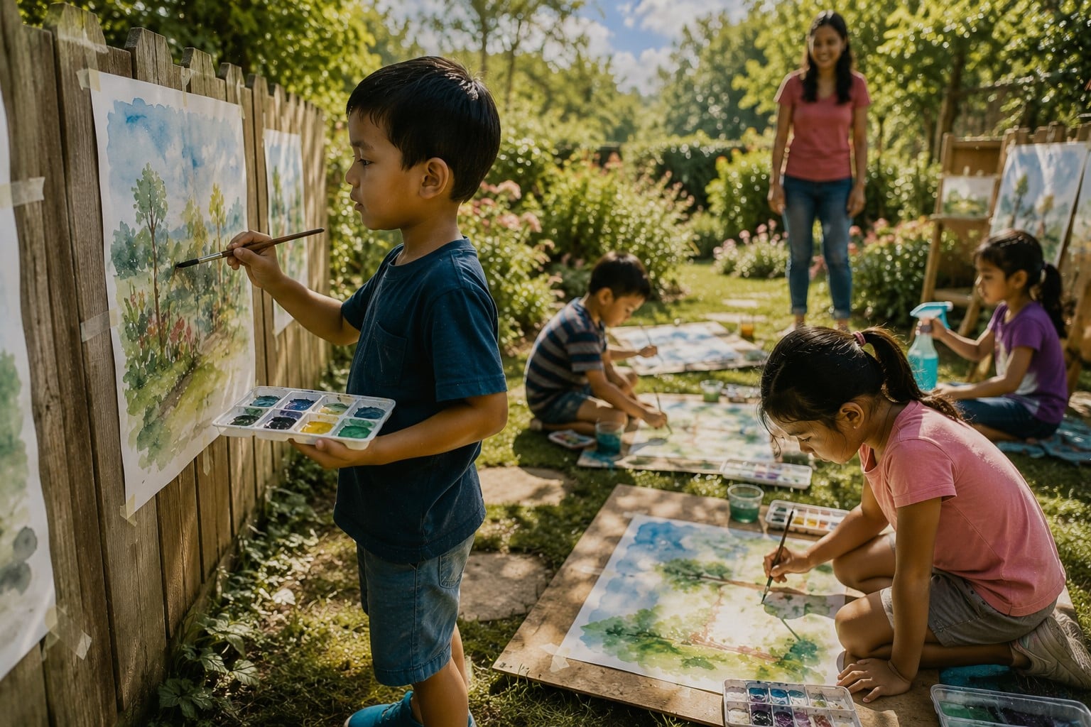 outdoor water painting