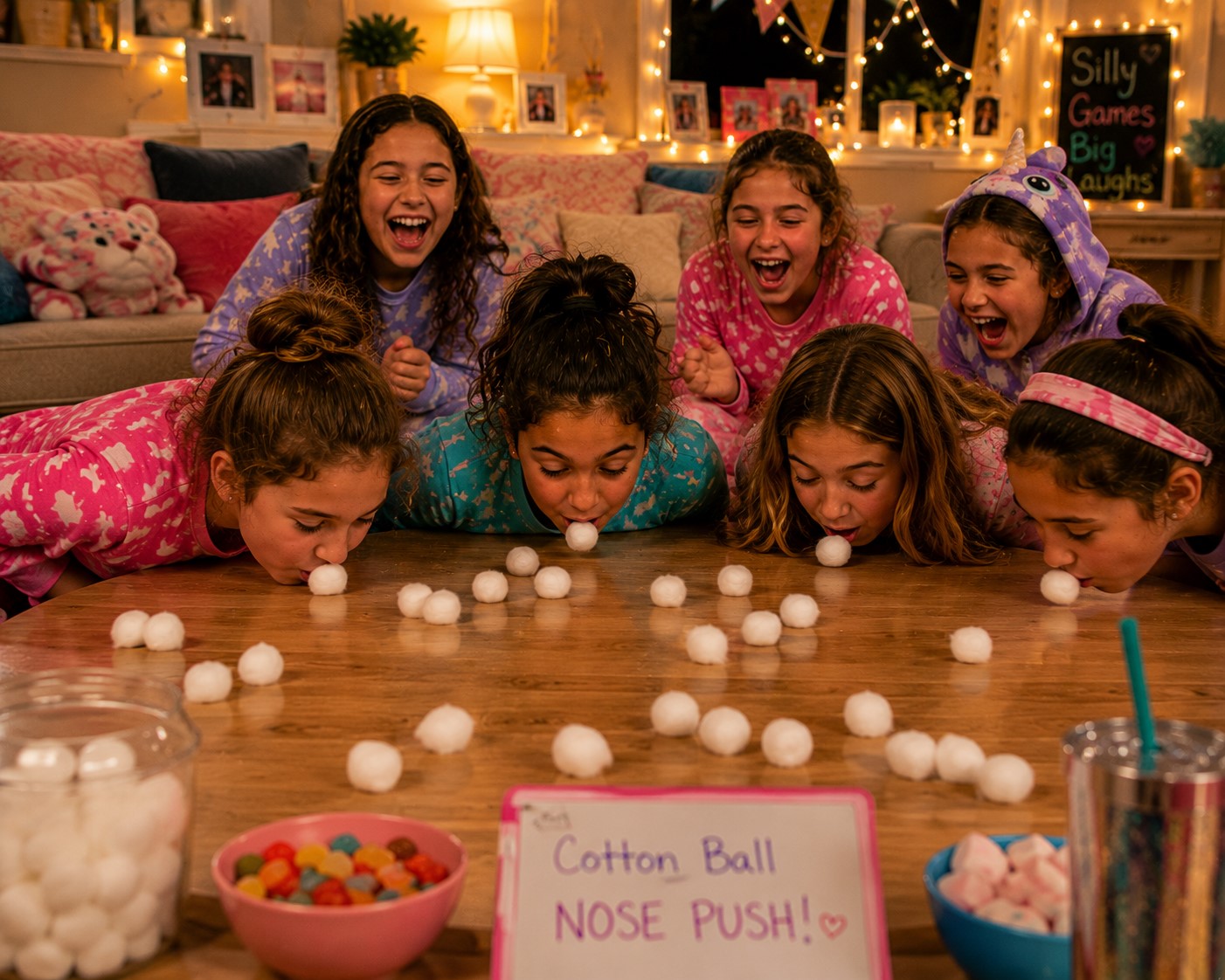 cotton ball push