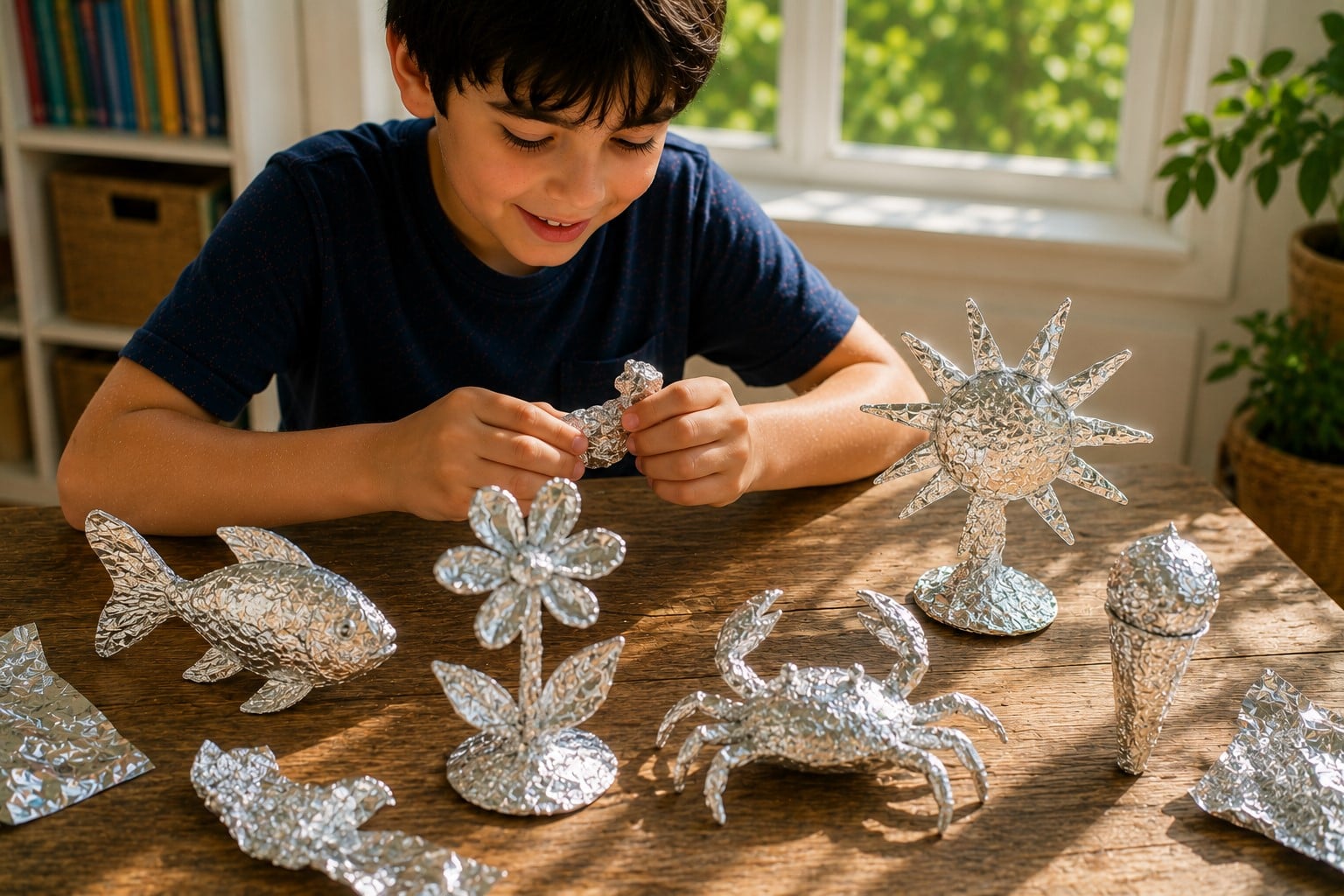 Tin Foil Sculpture