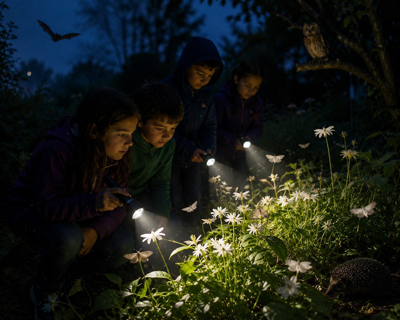 garden night walk
