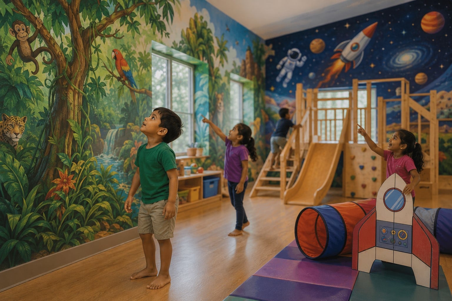 jungle playroom