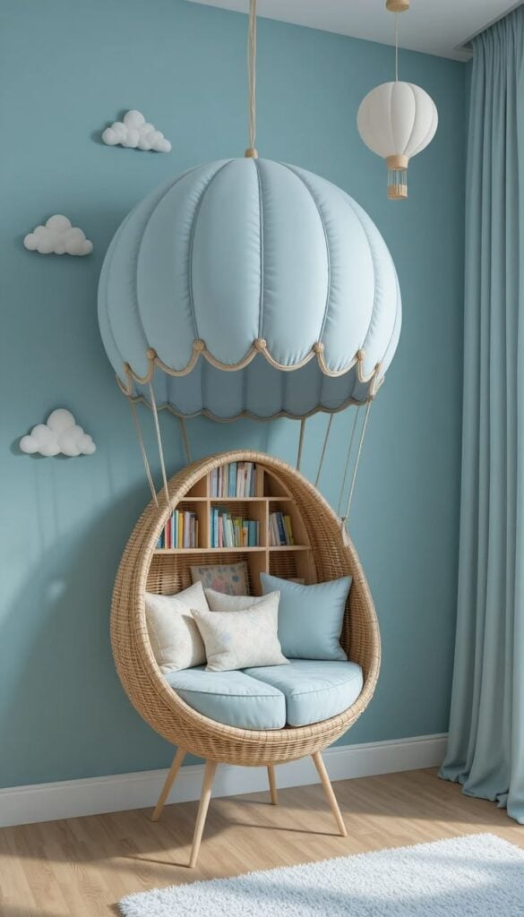 Add Floating Hot Air Balloon Decorations