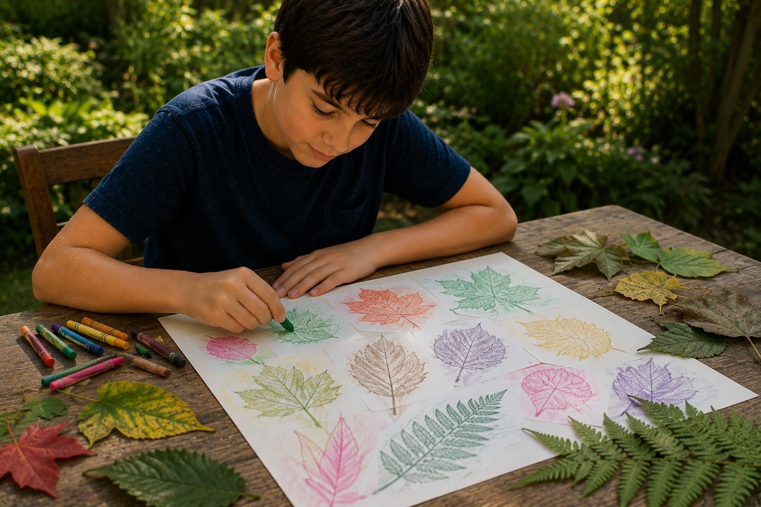 Leaf Rubbing Collection