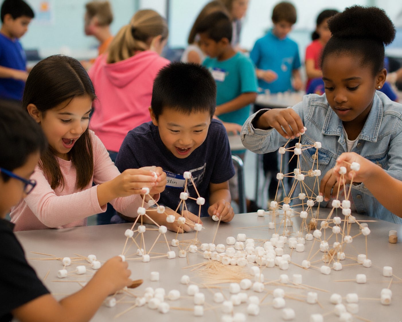 marshmallow tower