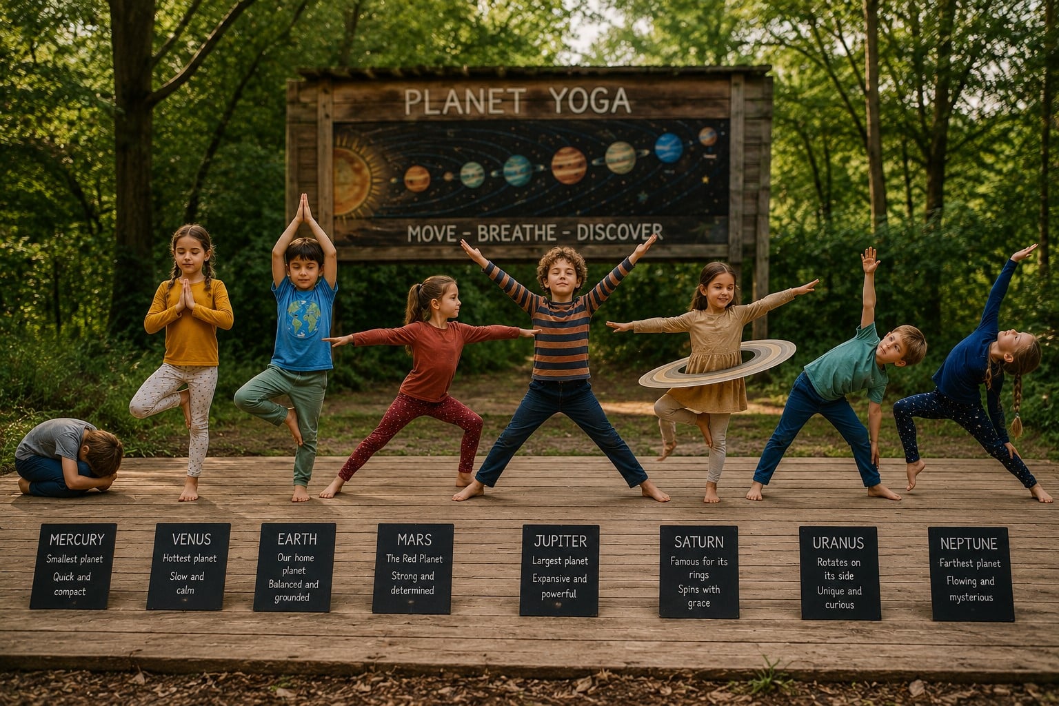 Planet Yoga Poses