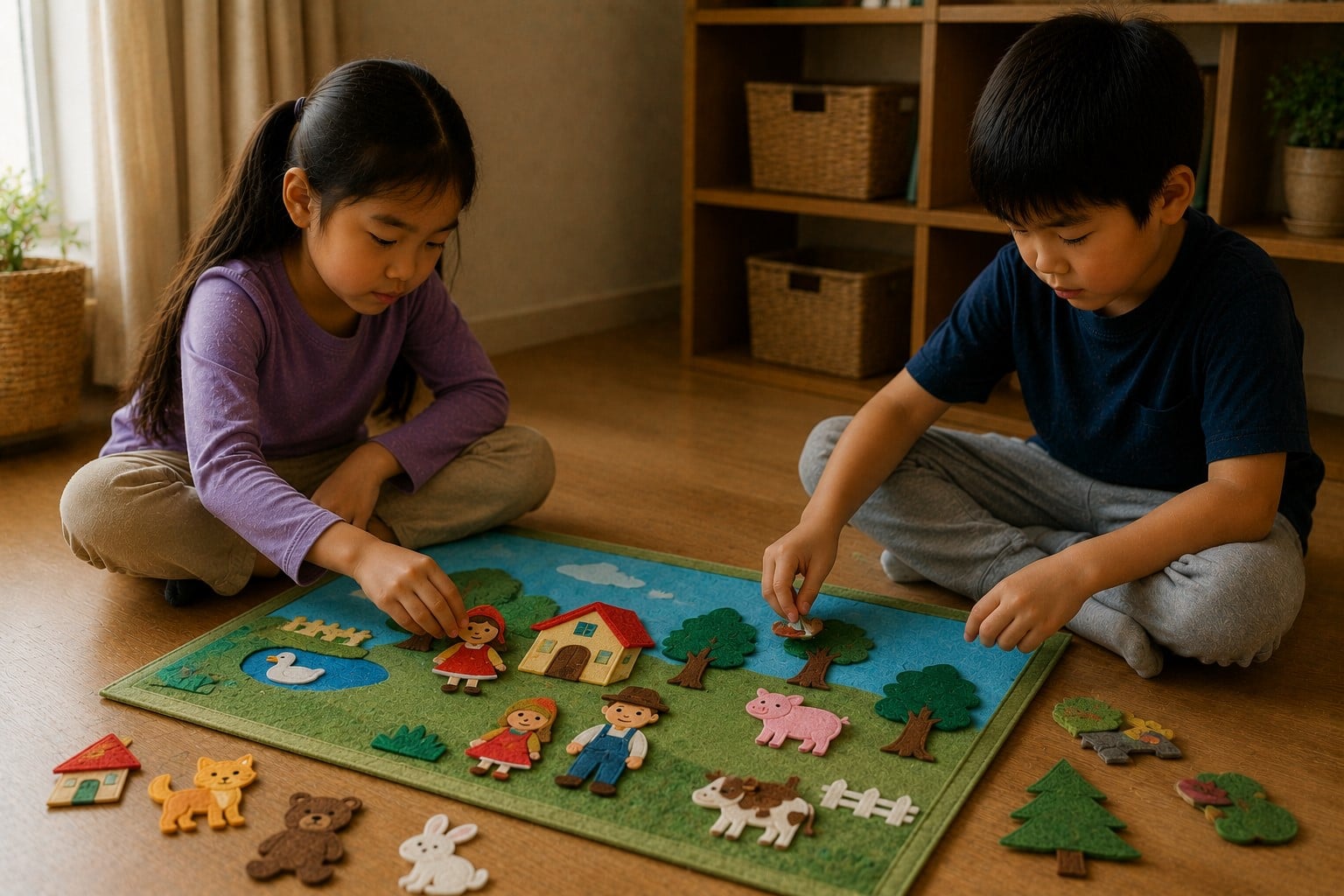 playtime with character