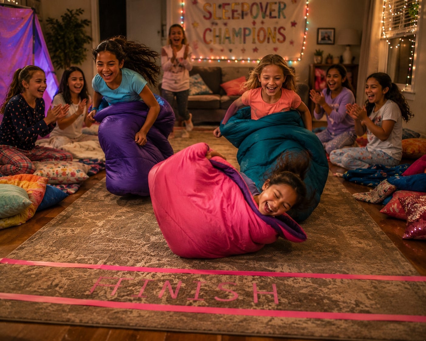 sleeping bag races