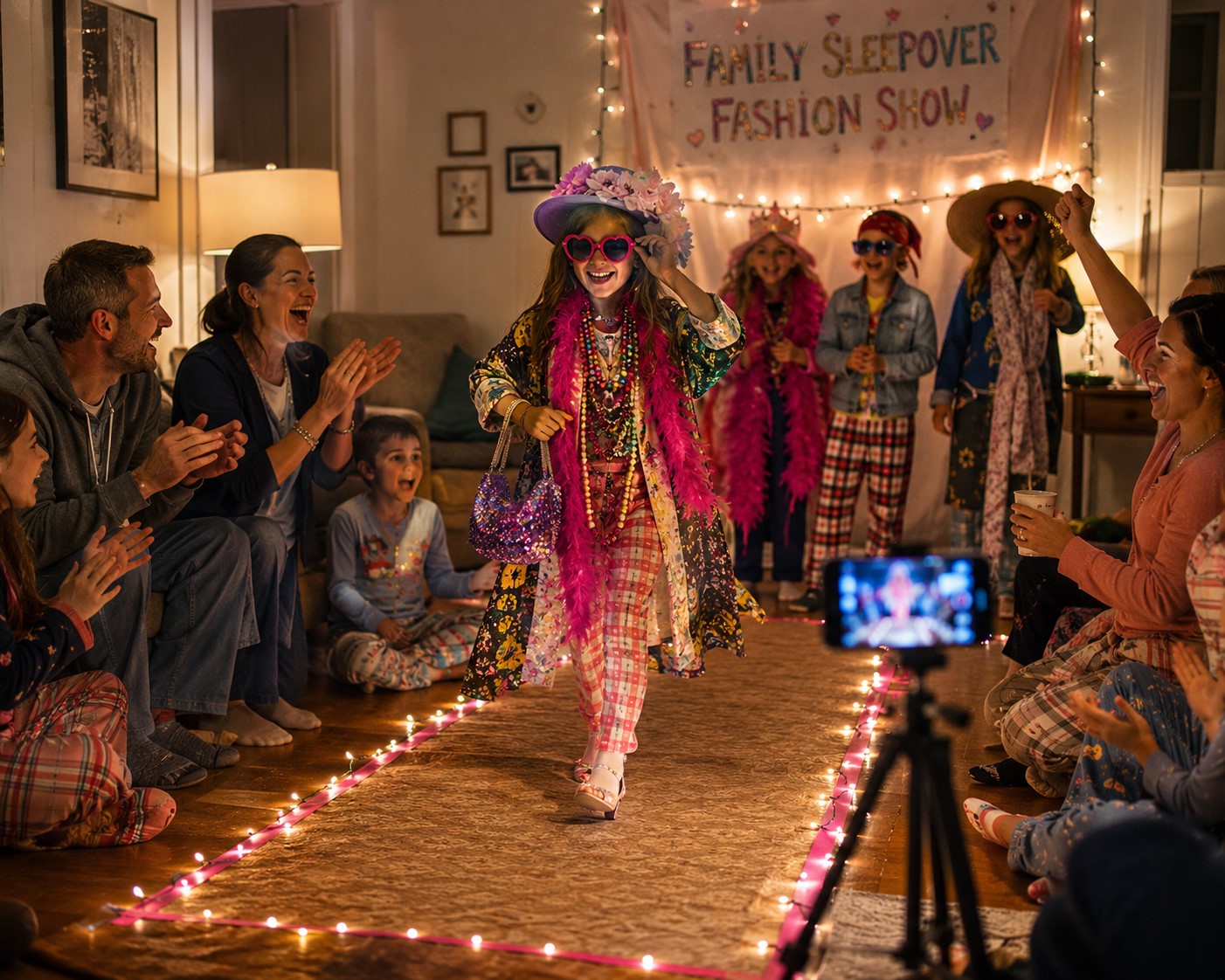 sleepover fashion show