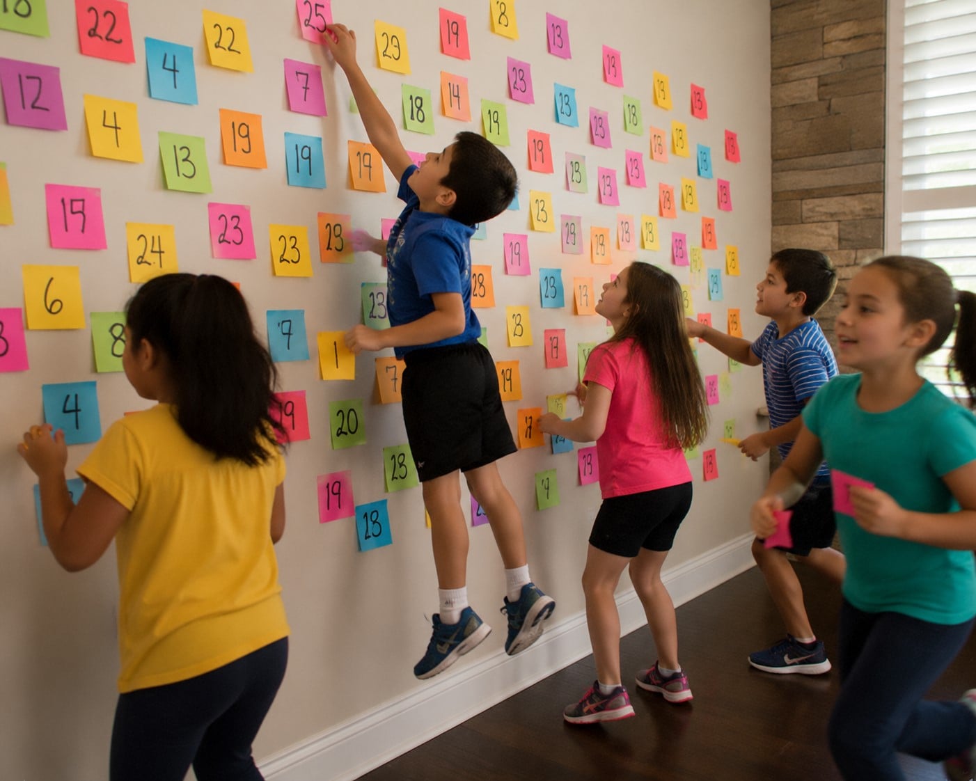 sticker note game