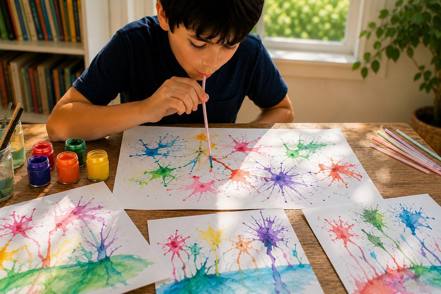 Straw Painting
