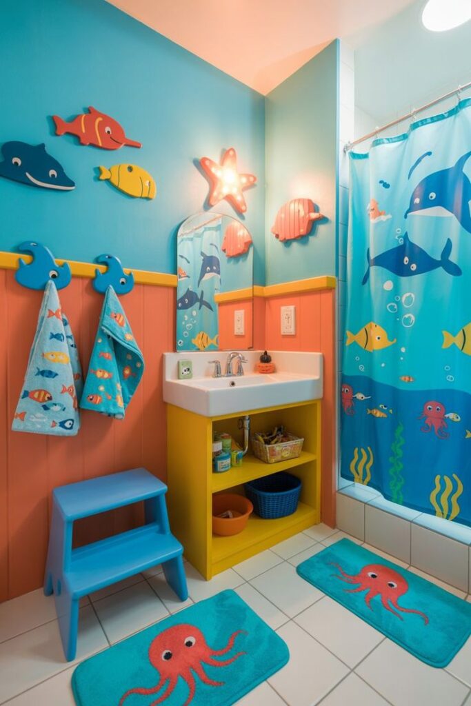 The-Sea Theme BATHROOM