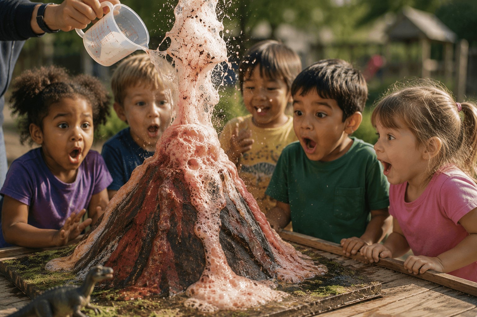 volcano science experiment