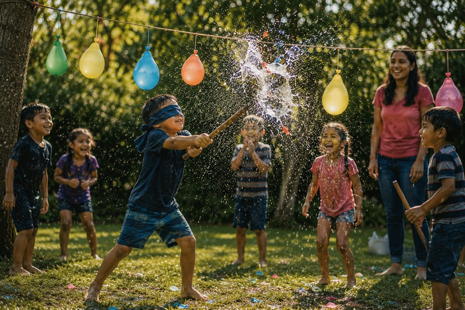 water balloon pinata