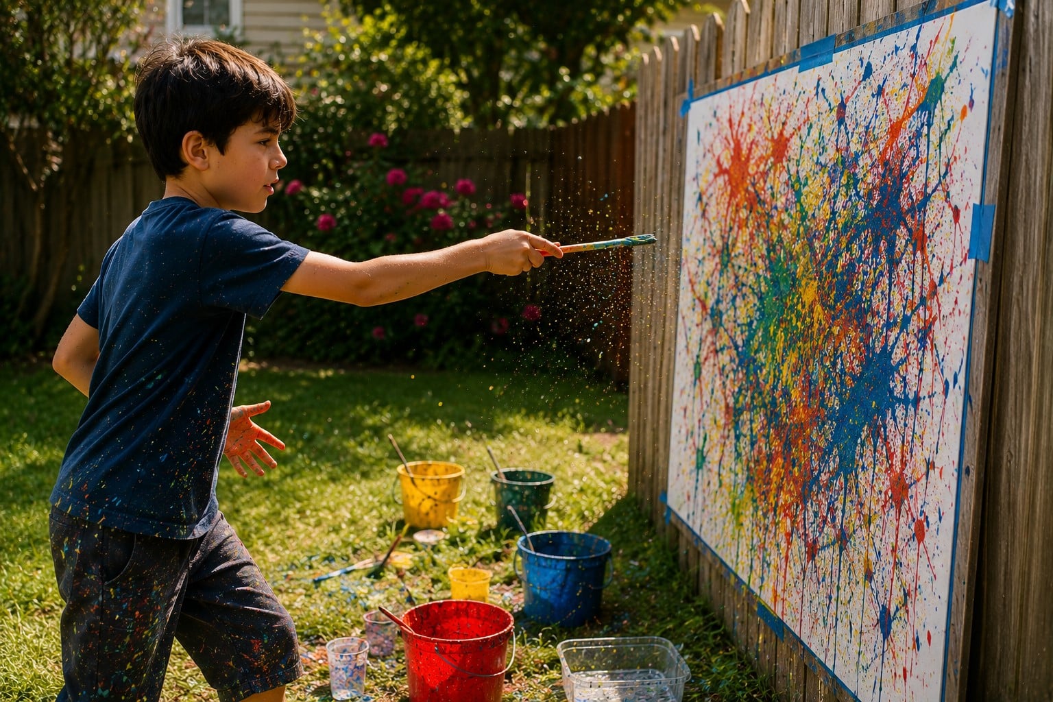 Splatter Paint Canvas