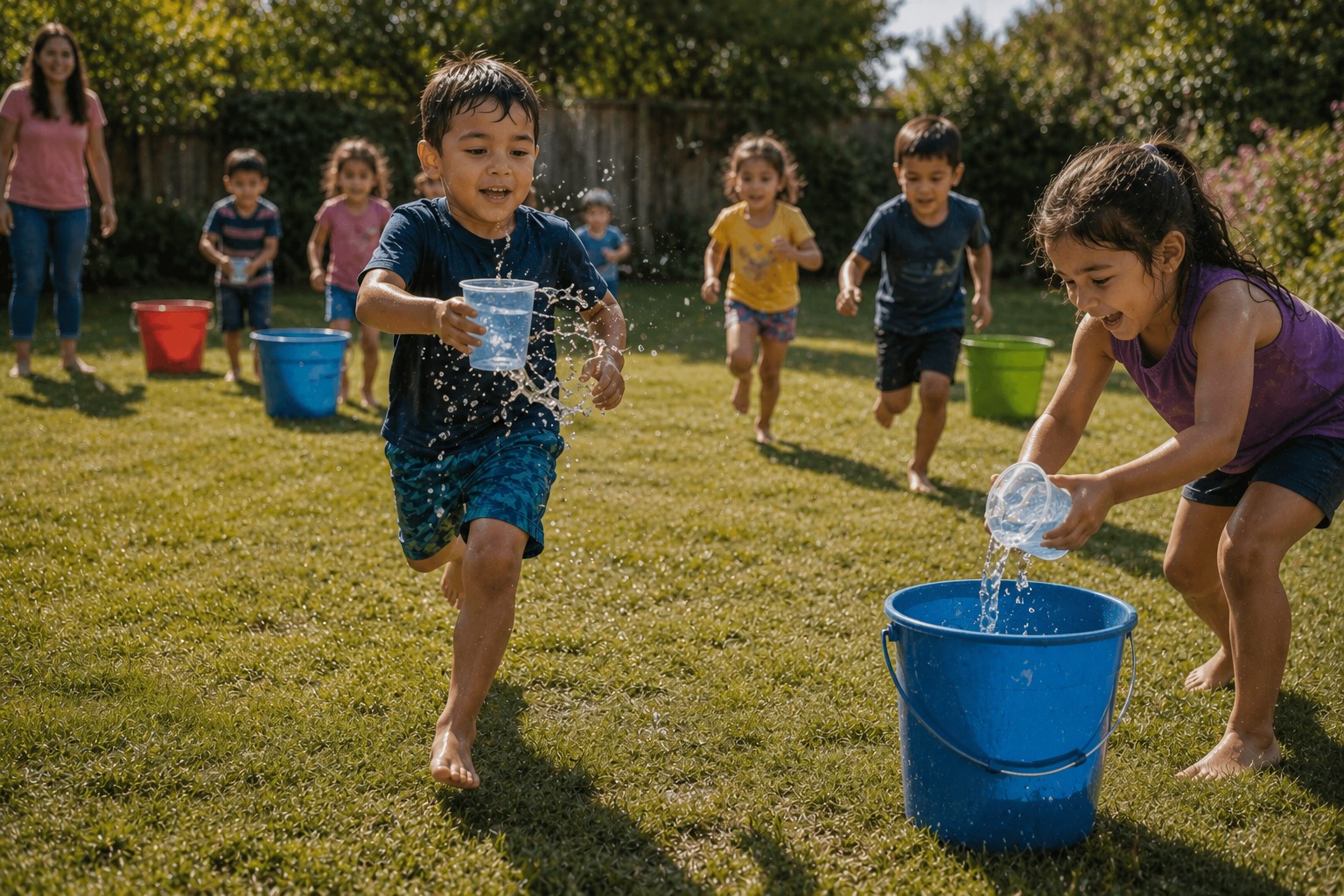 water relay race
