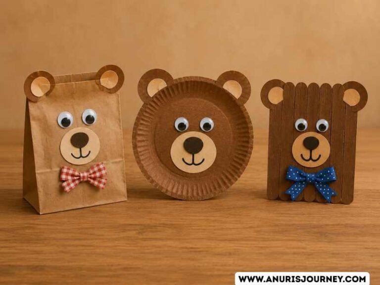 21 Bear Craft Ideas Kids Will Absolutely Love Making