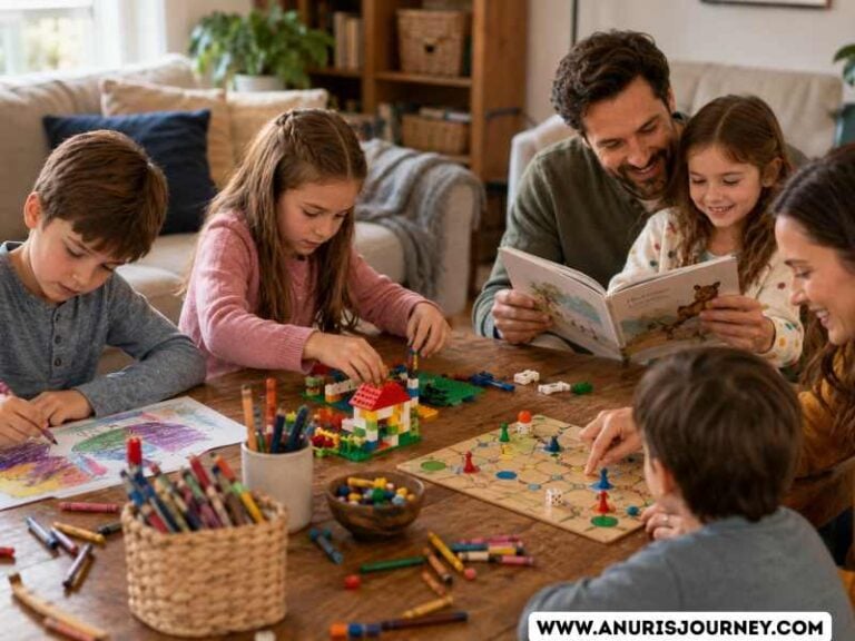 family spending together