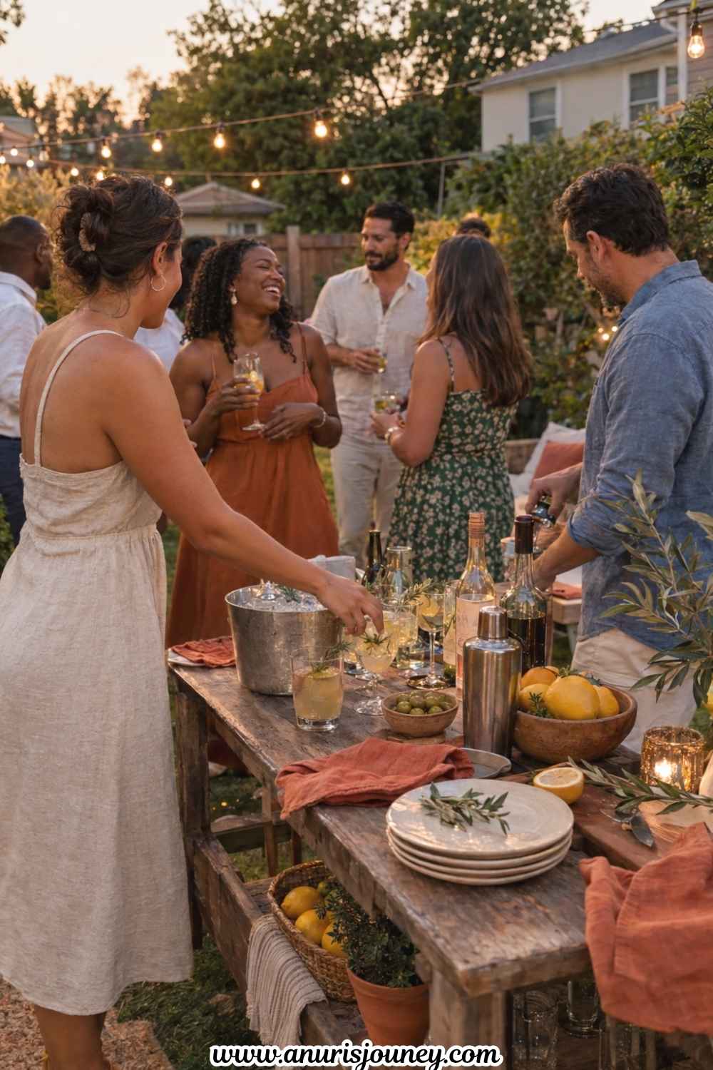 A-backyard-cocktail-night-with-an-actual-theme-Unique-Birthday-Party-Ideas-For-Adults