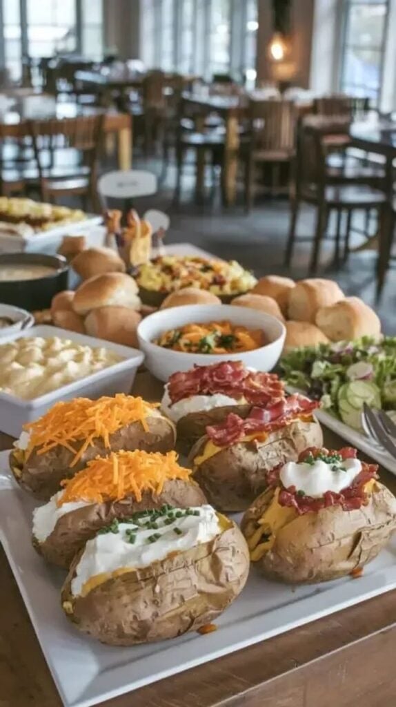 Baked-Potato-Bar-birthday-party-food-ideas-for-teens.